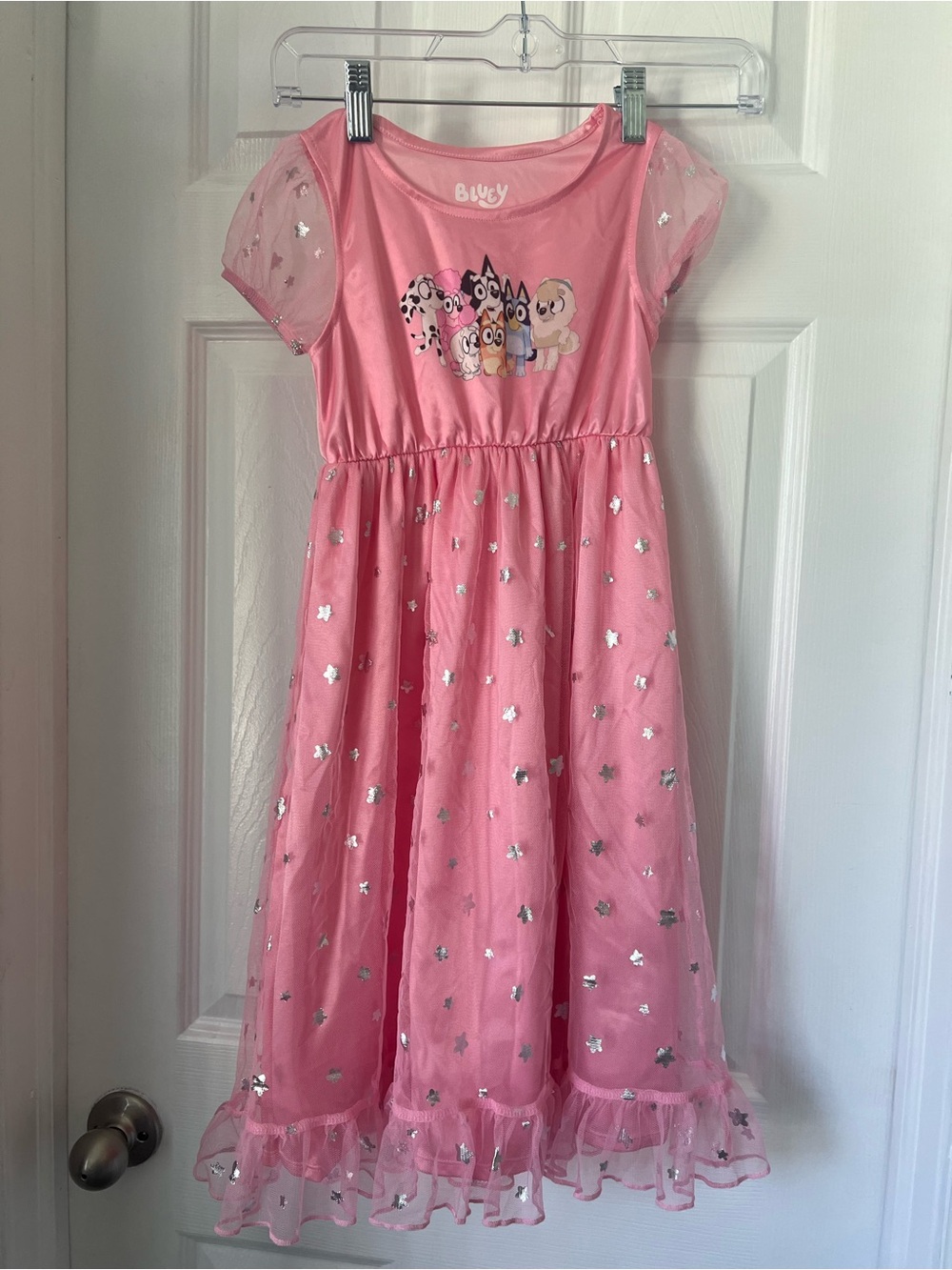 Bluey Girls Pink Graphic Tee (Size 6)
